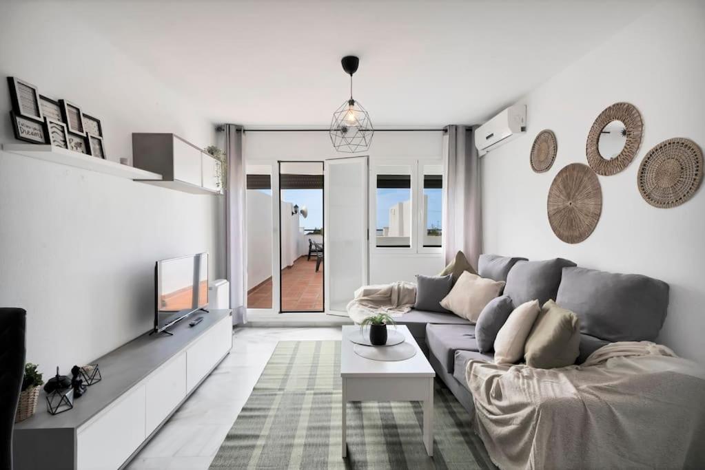 Duplex Con Vistas Al Mar, Piscina Y Gimnasio - Las Abejeras 226 Estepona Buitenkant foto
